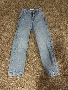Cotton On Women's Light Blue Straight Leg Jeans